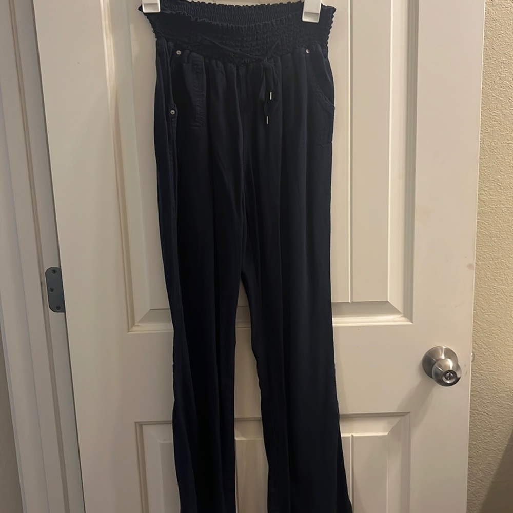 Navy comfy pants